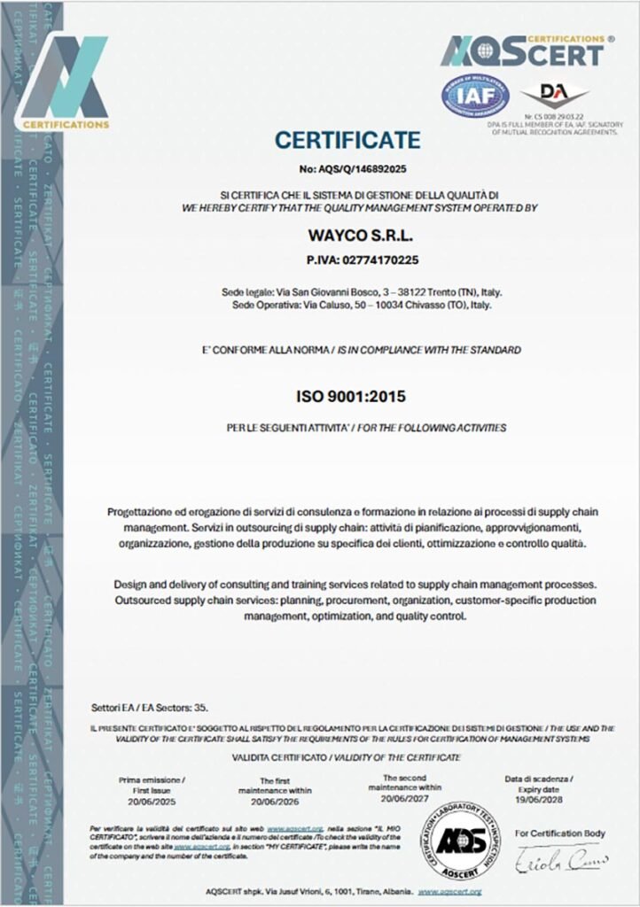 wayco iso 9001